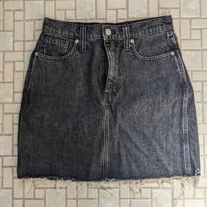 Madewell Black Denim/Jean Skirt | Size 26